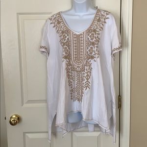 Johnny Was NWOT xl cotton top